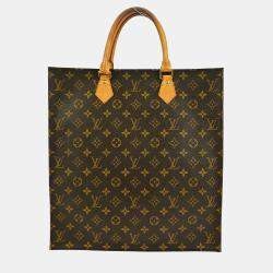 Pre Owned Louis Vuitton Monogram Sac Plat Tote Bag