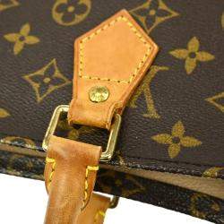 Pre Owned Louis Vuitton Monogram Sac Plat Tote Bag