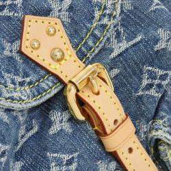 Pre Owned حقيبة ظهر لويس فيتون ساك آدو بّي إم دينيم مونوغرام