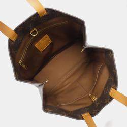 Pre Owned Louis Vuitton Monogram Shopper Tote Mm Handbag
