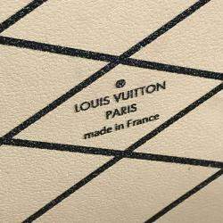 Pre Owned حقيبة كلتش لويس فيتون كاتغرام بيتيت مالي إن إم قماش كانفاس بني شنطة كتف بطريقتين