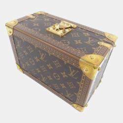 Pre Owned Louis Vuitton Monogram Tresor 24Cm Jewelry Case