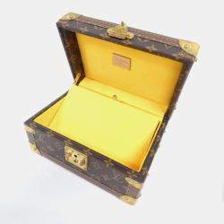 Pre Owned Louis Vuitton Monogram Tresor 24Cm Jewelry Case