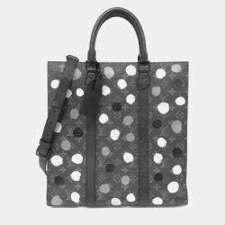 Pre Owned Louis Vuitton Monogram Eclipse Lv X Yk Sac Plat Handbag