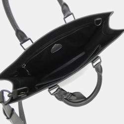 Pre Owned Louis Vuitton Monogram Eclipse Lv X Yk Sac Plat Handbag