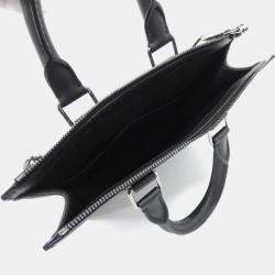 Pre Owned Louis Vuitton Monogram Eclipse Sac Plat Cross Handbag