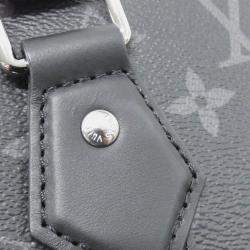 Pre Owned Louis Vuitton Monogram Eclipse Sac Plat Cross Handbag