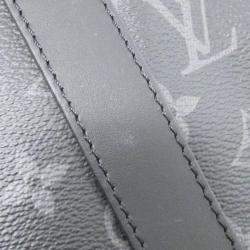 Pre Owned Louis Vuitton Monogram Eclipse Sac Plat Cross Handbag