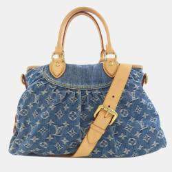 Pre Owned Louis Vuitton M95349 Neocavi Mm Handbag Denim