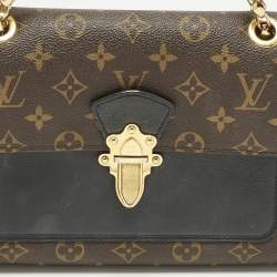 مم لوكة مسبقًا Louis Vuitton Victoire Black Monogram Canvas Bag