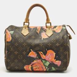 مملوكة مسبقًا حقيبة لوي فيتون سبيدي ستفن سبروز روزز إصدار محدود كانفاس مونوغرامي 30