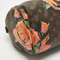 مملوكة مسبقًا حقيبة لوي فيتون سبيدي ستفن سبروز روزز إصدار محدود كانفاس مونوغرامي 30