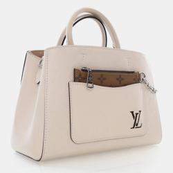 Pre Owned حقيبة لويس فيتون أبير أبيض ماريل BB