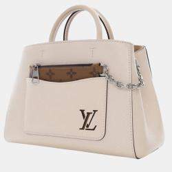 Pre Owned حقيبة لويس فيتون أبير أبيض ماريل BB