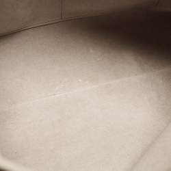 Pre Owned Louis Vuitton CarryAll MM Tourterelle Monogram Giant Empreinte Leather Hobo