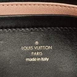 مملوكة مسبقًا Louis Vuitton Coussin Black Monogram Embossed Leather Pochette