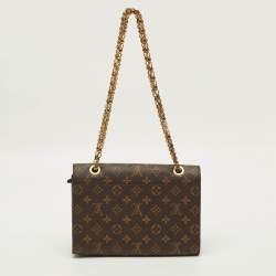 مملوكة مسبقًا حقيبة لويس فيتون فيكتوار قماش مونوغرام أزرق بحري