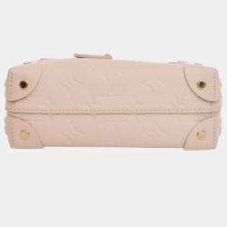 مملوكة مسبقًا Louis Vuitton White Monogram Empreinte Petite Malle Souple