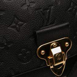 Pre Owned Louis Vuitton Black Monogram Empreinte Vavin PM