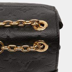 Pre Owned Louis Vuitton Black Monogram Empreinte Vavin PM