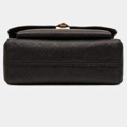 Pre Owned Louis Vuitton Black Monogram Empreinte Vavin PM