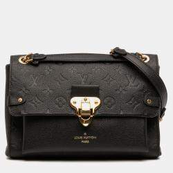 Pre Owned Louis Vuitton Black Monogram Empreinte Vavin PM