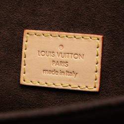 Pre Owned Louis Vuitton Brown Monogram Pochette Metis