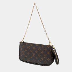 Pre Owned حقيبة لوي فيتون مونوجرام بني ملتي بوشيت أكسسوار
