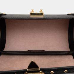 Pre Owned حقيبة لوي فيتون صندوق بابيلون جلد إيبي أسود