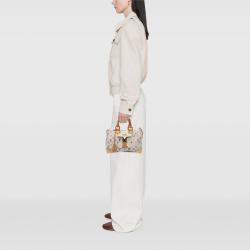 Pre Owned Louis Vuitton White Monogram Multicolore Speedy 30