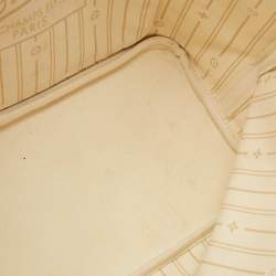 Pre Owned Louis Vuitton Neverfull MM Damier Azur Canvas Bag