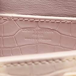 Pre Owned حقيبة لويس فيتون تويست إبي جلد أزرق سابير PM