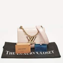 Pre Owned حقيبة لويس فيتون تويست إبي جلد أزرق سابير PM