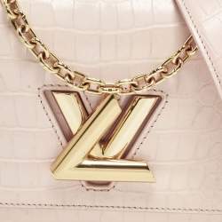 Pre Owned حقيبة لويس فيتون تويست إبي جلد أزرق سابير PM