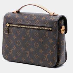 مملوكة مسبقًا Louis Vuitton Brown Monogram Pochette Metis