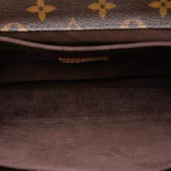 مملوكة مسبقًا Louis Vuitton Brown Monogram Pochette Metis
