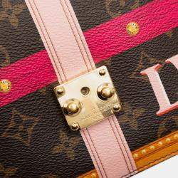 مملوكة مسبقًا Louis Vuitton Brown Monogram Summer Trunk Pochette Metis