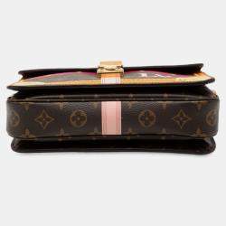 مملوكة مسبقًا Louis Vuitton Brown Monogram Summer Trunk Pochette Metis
