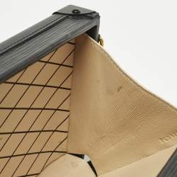 Pre Owned Louis Vuitton Petite Malle Black Epi Leather Clutch Bag