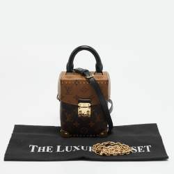 Pre Owned Louis Vuitton Camera Box Monogram Reverse Canvas Bag