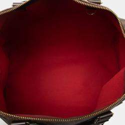 Pre Owned Louis Vuitton Brown Damier Ebene Speedy 35