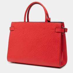 Pre Owned حقيبة لوي فيتون تويست توتي جلد أيبي الأحمر