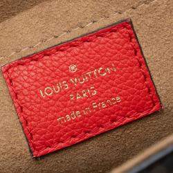 مملوكة مسبقًا حقيبة لويس فيتون بني/أحمر مونوجرام ماريغنان