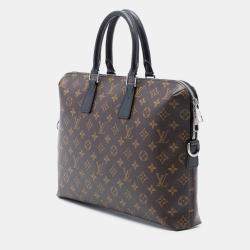 مملوكة مسبقًا حقيبة لوي فيتون بورت دوكيومنتس جورن مونوجرام ماكاسار بني