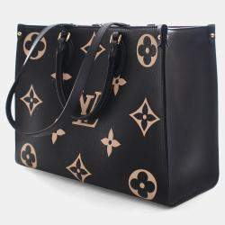 Pre Owned حقيبة لوى فيتون اون ذ غو مونوجرام امبريونت جاينت متوسطة