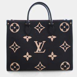Pre Owned Louis Vuitton Monogram Empreinte Giant OnTheGo MM