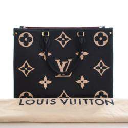 Pre Owned حقيبة لوى فيتون اون ذ غو مونوجرام امبريونت جاينت متوسطة