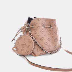 Pre Owned Louis Vuitton Pink Monogram Mahina Bella