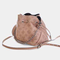 Pre Owned Louis Vuitton Pink Monogram Mahina Bella