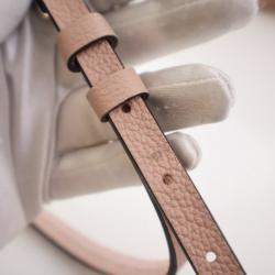 Pre Owned Louis Vuitton Pink Monogram Mahina Bella